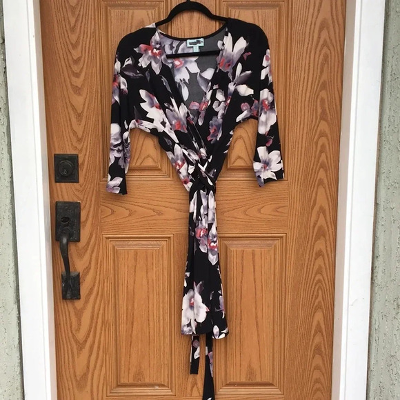 NEW Veronica M. Kimono Wrap Dress - Picture 2 of 7